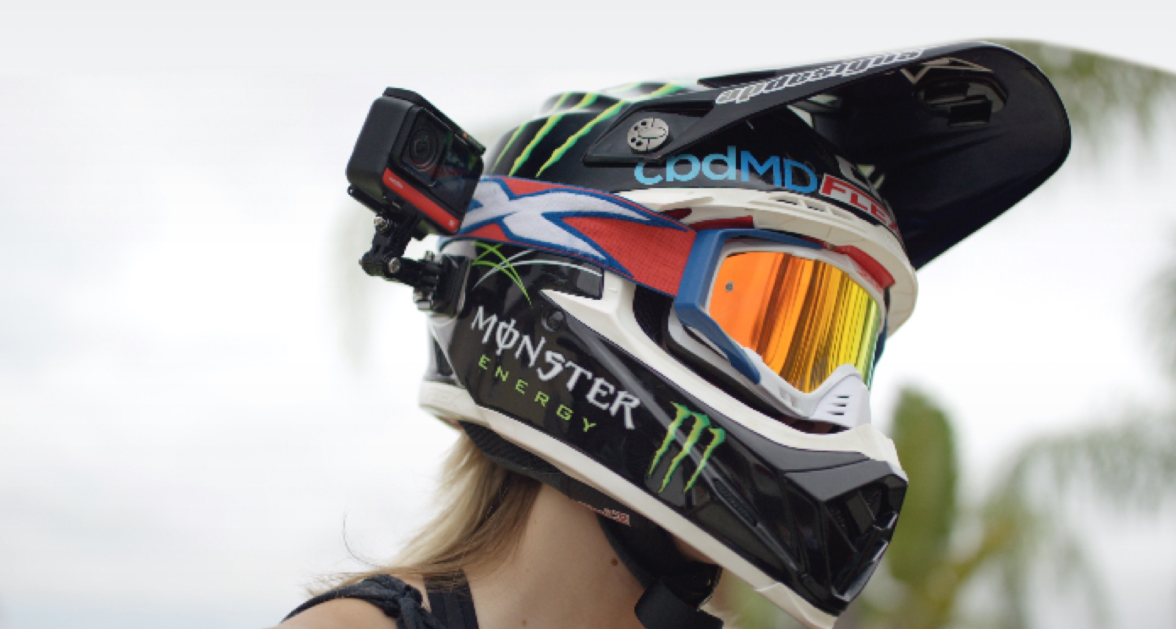 Insta360 Helm-Kamerahalterung Bundle für Motorrad und Sport